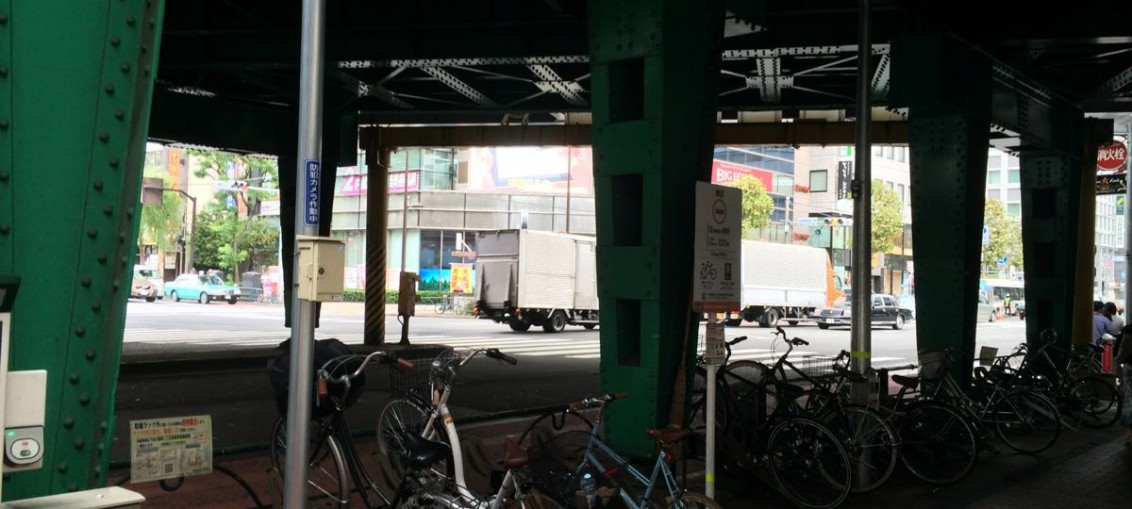 港区新橋第1暫定自転車駐車場