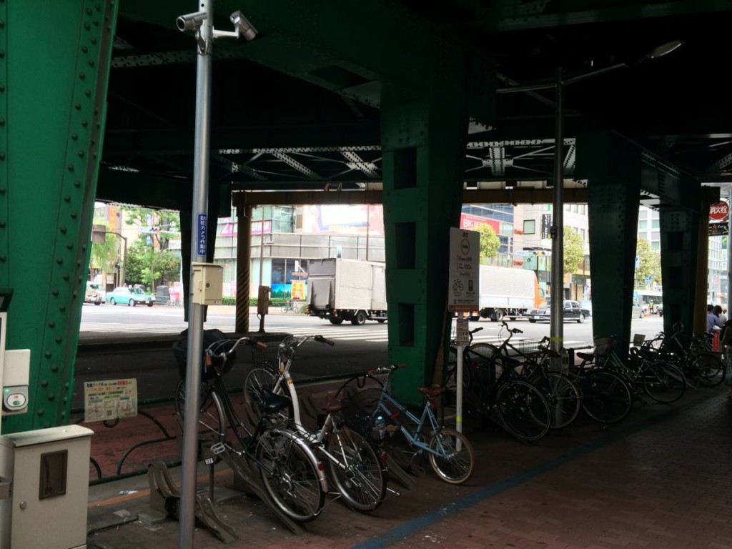 港区新橋第１暫定自転車駐車場