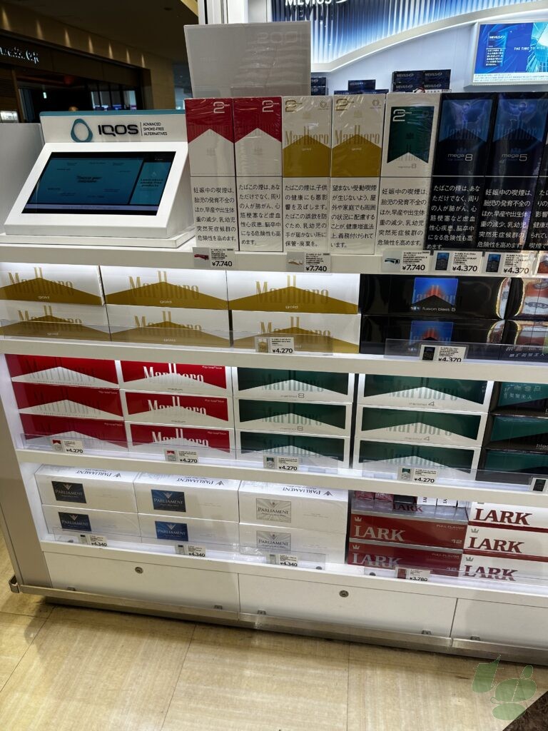 マルボロも豊富な品ぞろえ