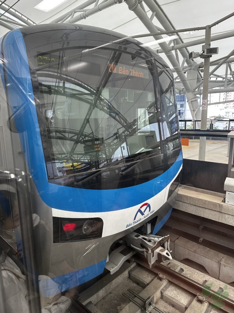 ホーチミンメトロ1号線の先頭車両