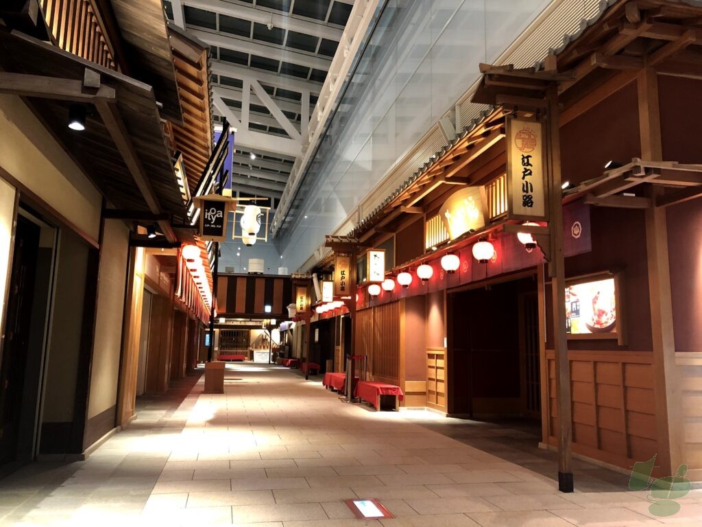 羽田空港第3ターミナル4Fの江戸小路 羽田空港第3ターミナル4Fの江戸小路
